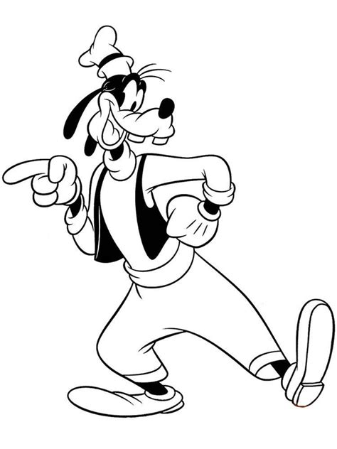 Goofy Coloring Pages Printable for Free Download