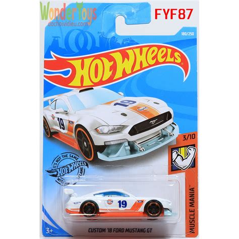 Xe M H Nh Hot Wheels Custom Ford Mustang Gt Collections Muscle Mania Fyf