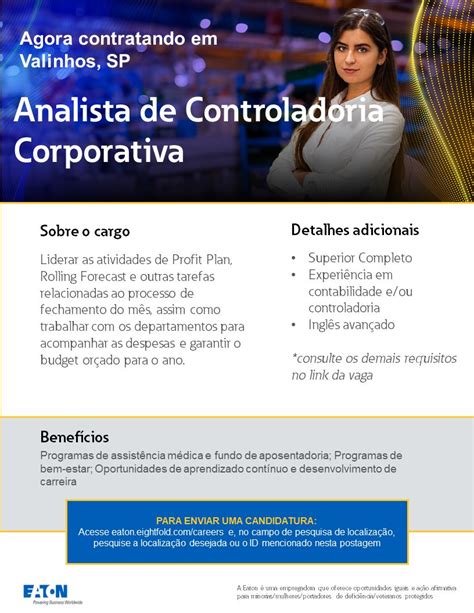 Analista De Controladoria O Que Faz - Confira a vaga de Analista de Controladoria Corporativa para atuar em ...