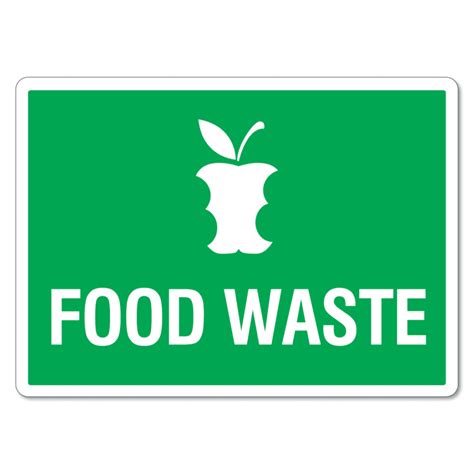 Food Waste Bin Sign The Signmaker