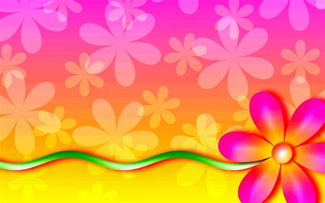 Flower Power Wallpaper Flower Power Flowers Colors Background