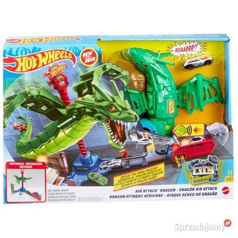 003 Hot Wheels Zestaw z Napędem Atak smoka GJL13 AUTKO Robo Warszawa Sprzedajemy pl