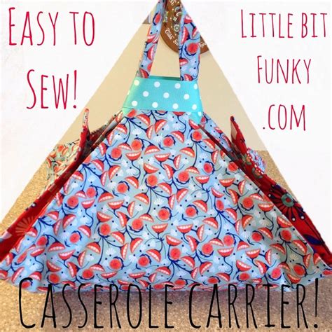 Tutorial Simple Casserole Carrier Sewing