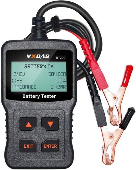 Jdiag Fascheck Bt200 12v Car Battery Tester Auto Cranking And Charging System Test Scan Tool