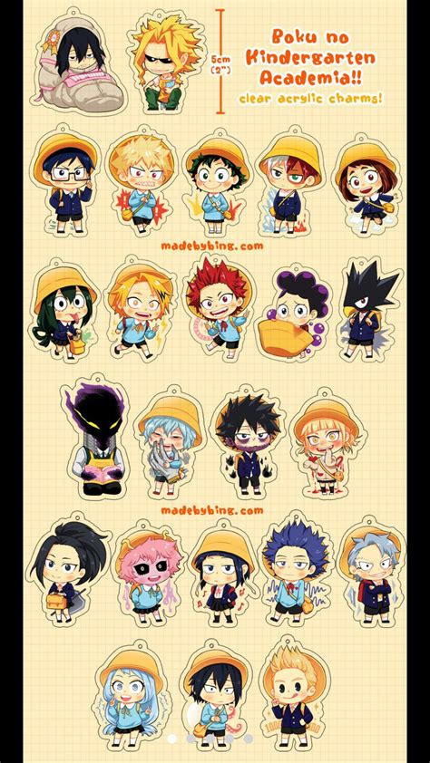 My Hero Academia Villains Chibi