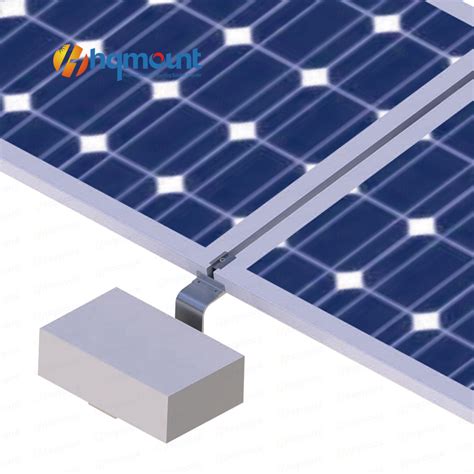 Factory Customized Hq Br Solar Ballast Flat Roof Pv Mounting Racking