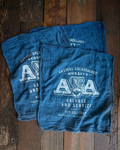 DOUBLE A BLUE SHOP RAGS – Antique Archaeology