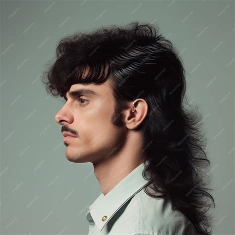 premium ai image photo   modern mullet