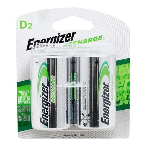 Pilas Energizer Recargables D Piezas Walmart