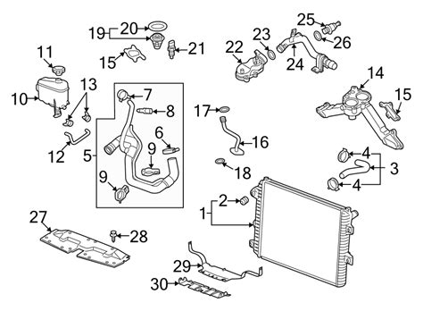 Gmc Sierra 3500 HD Radiator Support Baffle Upper 6 6 LITER