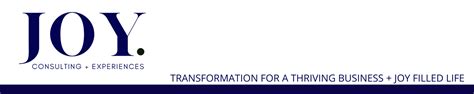joy consulting experiences
