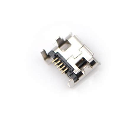 Cheap 10pcs Micro Usb Type B Female 5pin Dip Socket Jack Connector Port Charging Joom