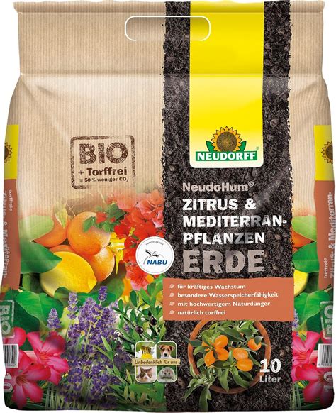 Neudorff Neudohum Zitrus Mediterranpflanzenerde Torffreie Bio Erde