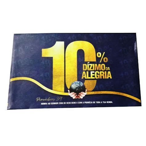 Envelope Colado Dizimo Da Igreja Mundial Impd Unidades