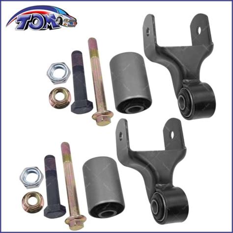 2PCS Front Leaf Spring Shackle Bracket Kit For Ford F250 F350 1980 97