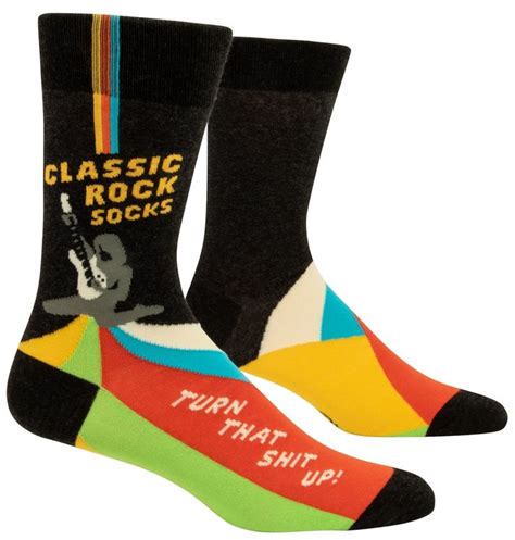 Classic Rock Mens Socks Mens Crew Socks Novelty Socks Mens Socks