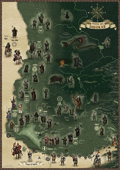 Mappa Davokar Symbaroum Mappa Della Foresta Del Davokar