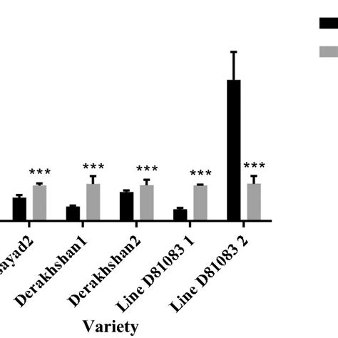 Real Time Pcr Qrt Pcr Analysis Of Cab Gene Transcript Levels In Two