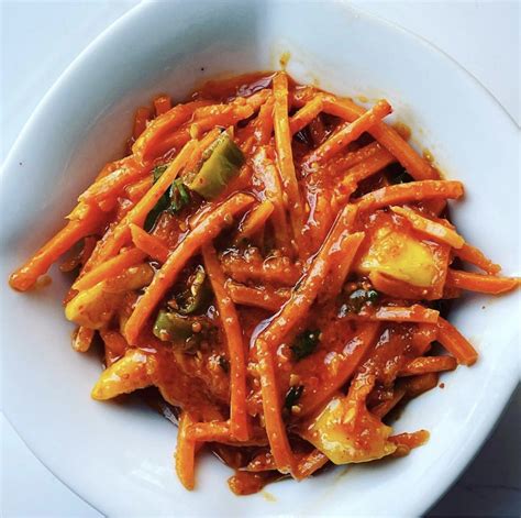 Carrot Mango Pickle This Mom S Kitchen