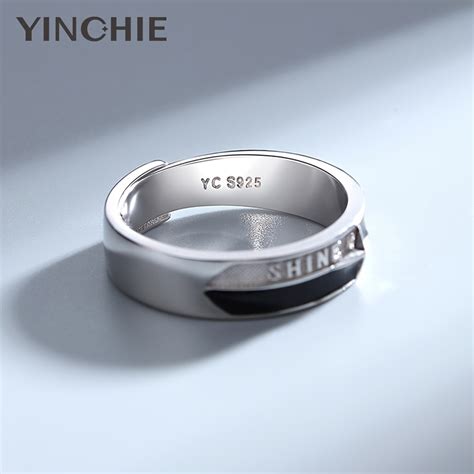 Sterling Silver Ring Mens Trendy Personality Mens High End Sense Boys