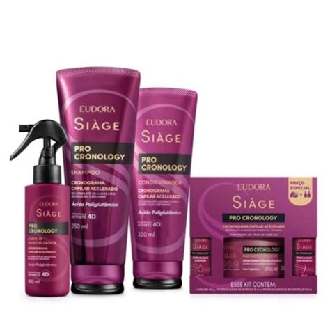 Eudora Kit Siàge Pro Cronology Cronograma Capilar Acelerado Completo 4