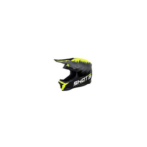 CASQUE CROSS SHOT ENFANT 2022 FURIOUS GREY NEON YELLOW