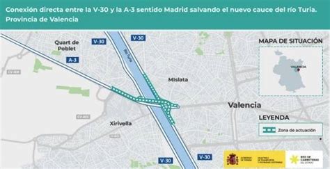 Transportes aprueba el proyecto de trazado de la conexión entre la V 30