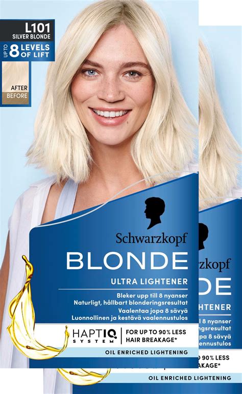 Schwarzkopf Blonde L101 Silver Blonde 2 Pack