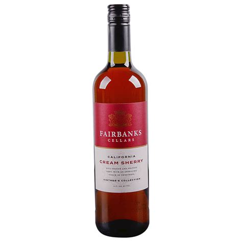 Fairbanks Sherry Cream 750 Ml Applejack