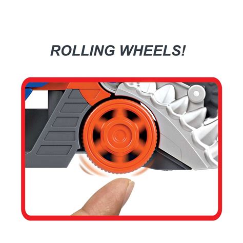 Hot Wheels Shark Chomp Transporter Playset With One Scale Car GVG