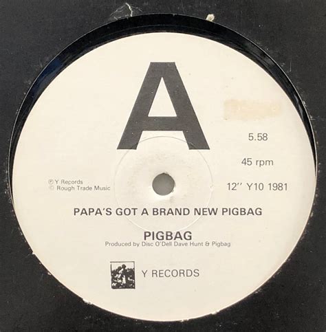 Pigbag Papas Got A Brand New Pigbag Y Records 12 Y10 12inch