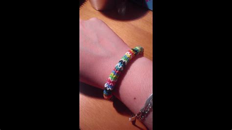 Cómo hacer una Pulsera Hexafish con gomitas YouTube