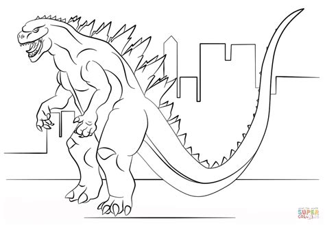 Resultado De Imagen Para Godzilla Para Pintar Online Coloring Pages Coloring Pages To Print