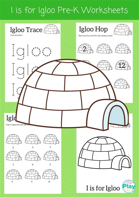 Letter I Worksheets Preschool