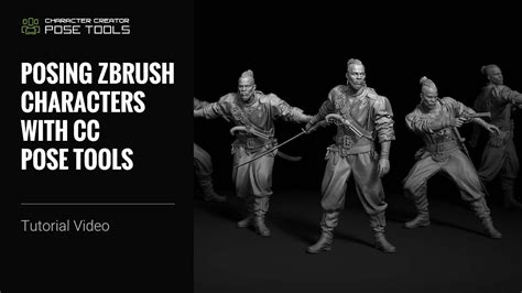 Posing Zbrush Characters With Character Creator Accurig Pose Tools