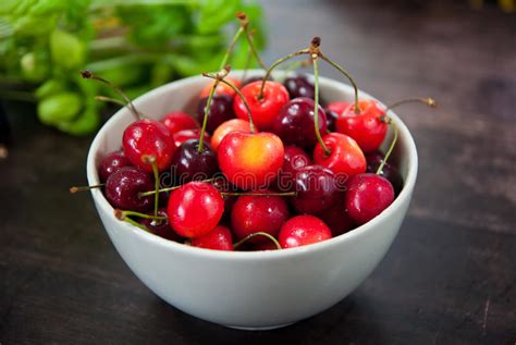 Beautiful Fresh Cherries Stock Photo Image Of Cherry 32353644