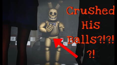 Did The Springlock Suit Crushed William Afton S Balls YouTube