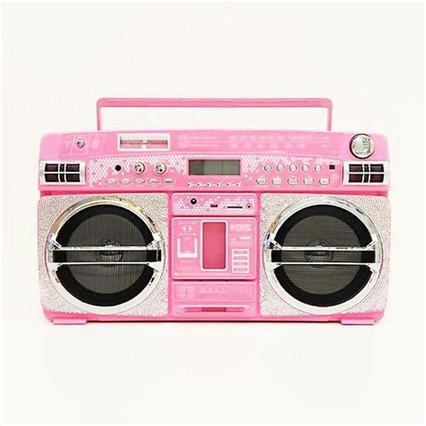 Pink Bling Vintage Boom Box Pink Radio Pink Music Everything Pink