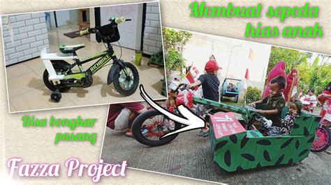 Membuat Sepeda Hias Anak Tank Baja Fazzaproject Youtube