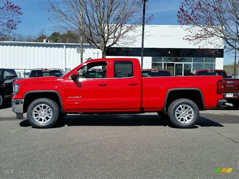 Cardinal Red Gmc Sierra Sle Double Cab Wd Photo