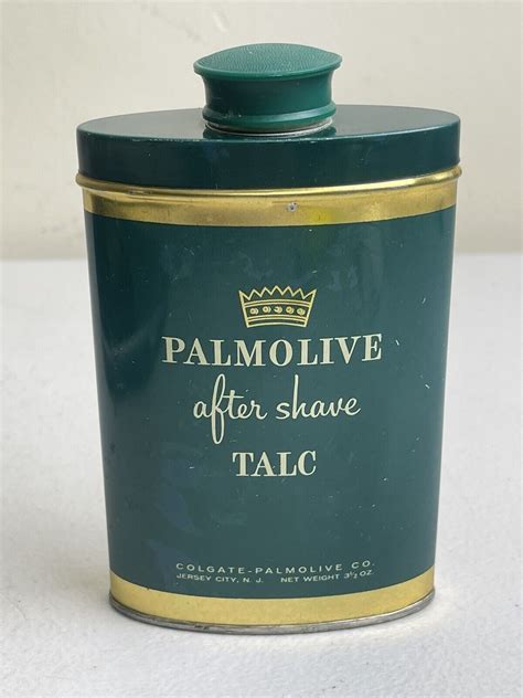 Vintage Palmolive Colgate After Shave Talc Powder 3 12 Oz Tin Full Ebay