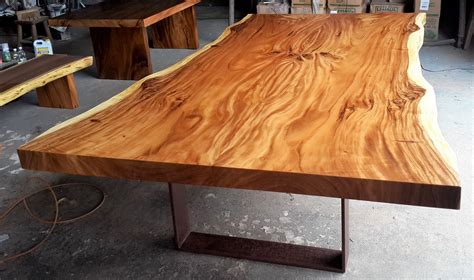 Live Edge Slab Large Conference Or Dining Table Ft In Length Grade