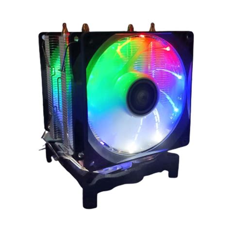 Air Cooler Fan Duplo Para Processador Intel Amd Lga Led Rgb