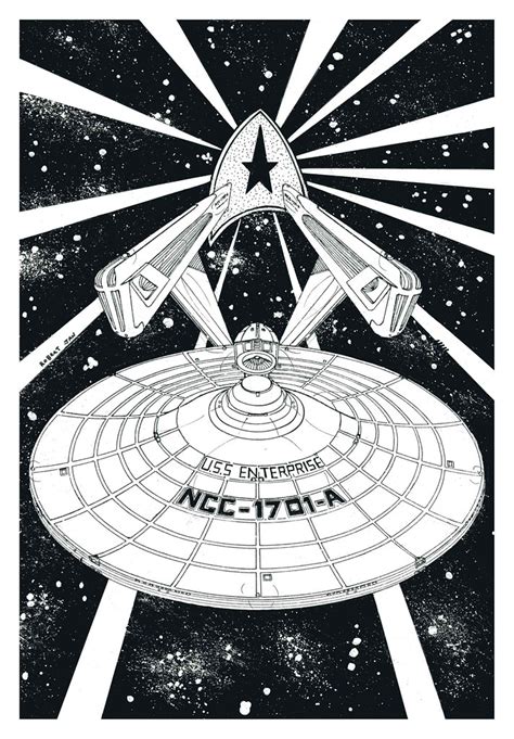 Star Trek Enterprise Drawing At Explore Collection