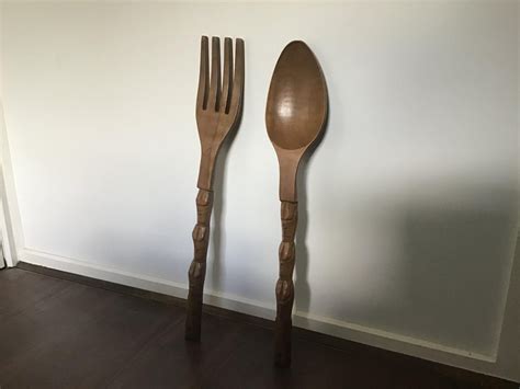 This Comically Large Fork And Spoon Made In The Philippines And