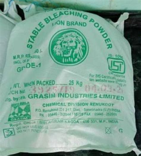 Industrial Grade Dcm Shriram Bleaching Powder Packaging Size