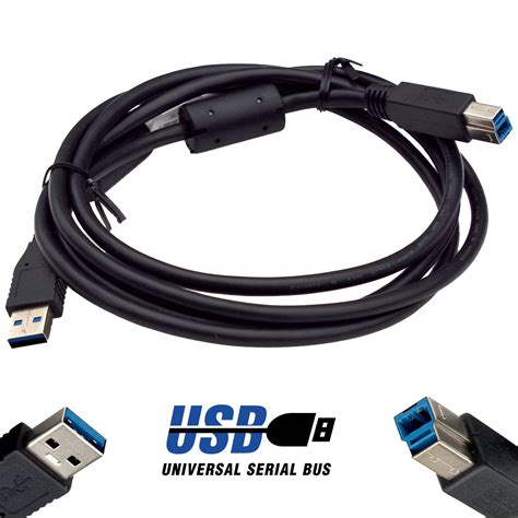 Usb Cable Usb A To B Usba Usbb Usb A Usb B Usb Plug Black M