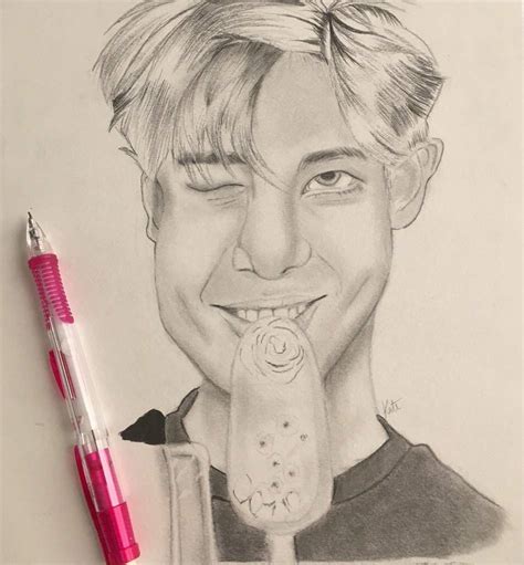 Kim Namjoon Drawing Amino