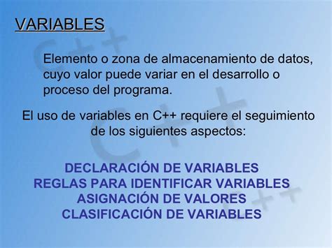 Variables Y Constantes En C