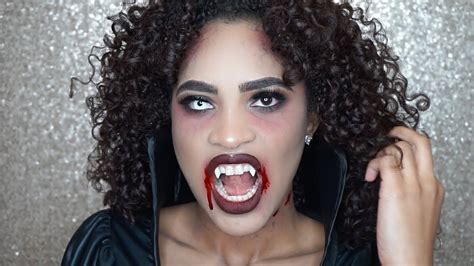 Easy Vampire Glam Halloween Makeup Tutorial Beautybylolaxo 2017